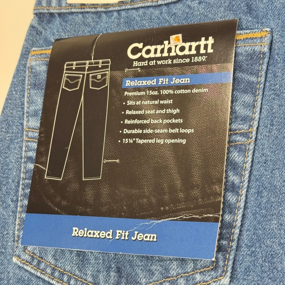 Carhartt B17 DST Jeans Mens 30x28 NWT Vintage Relaxed Fit Denim Made Mexico